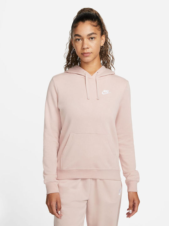 blush pink nike hoodie