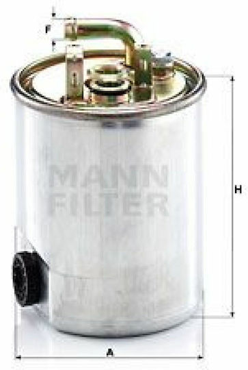 Mann Filter Φίλτρο Πετρελαίου Αυτοκινήτου για Mercedes-Benz A-Class / V-Class / Vito / Vaneo / Sprinter WK842/18