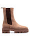 Alpe Suede Women's Chelsea Boots Tabac Brown