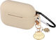 TelForceOne Pendant And Carabiner Θήκη Σιλικόνης με Γάντζο Camel για Apple AirPods Pro