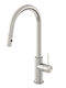 Sparke Musa Tall Kitchen Faucet Counter with Shower Brushed Nickel