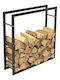 Bakaji Metallisch Regal Holzlagerung 100x25x100cm