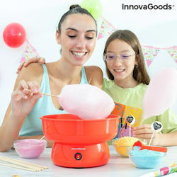 InnovaGoods Cantty Μηχανή για Μαλλί της Γριάς 25.5cm Κόκκινη