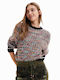 Desigual Women's Long Sleeve Sweater Multicolour