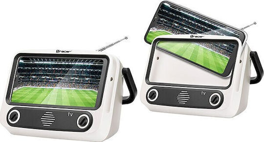 Tracer TV79 Ηχείο Bluetooth 5W με Ραδιόφωνο και Διάρκεια Μπαταρίας έως 5 ώρες Λευκό