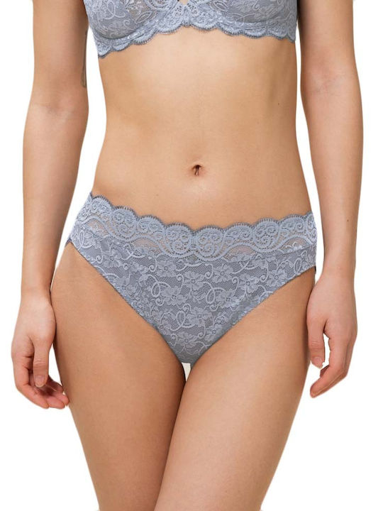 Triumph Amourette Damen Slip mit Spitze Gray