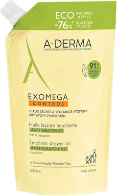 A-Derma Exomega Control Cleansing Oil for the Face Suitable for Atopic Skin 500ml