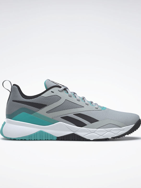 Reebok NFX Trainers Ανδρικά Αθλητικά Παπούτσια για Προπόνηση & Γυμναστήριο Pure Grey 3 / Pure Grey 5 / Classic Teal