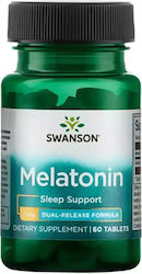 Swanson Melatonin 3mg Supplement for Sleep 60 tabs