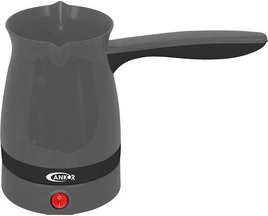 Ankor Electric Greek Coffee Pot 1000W with Capacity 400ml Gray