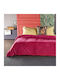 Kentia Husă de pătură Super Dublu 220x240cm Notturno Burgundy 220 g/mp²Gsm