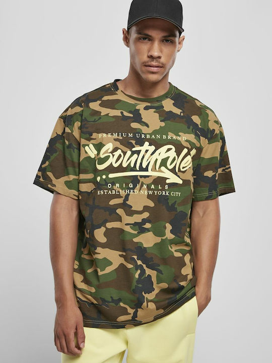 Southpole T-shirt Χακί