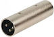 Cobra Μετατροπέας XLR male σε XLR male Ασημί 1τμχ CKX-016
