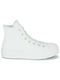 Converse Chuck Taylor All Star Lift Flatforms Stiefel Mono White