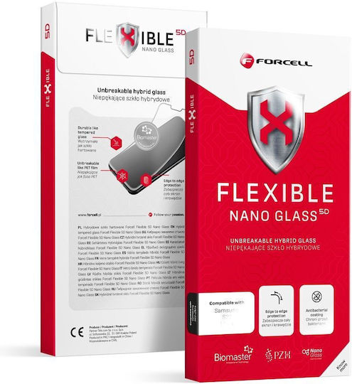 Forcell Flexible 5D Tempered Glass Μαύρο (Galaxy S10+)