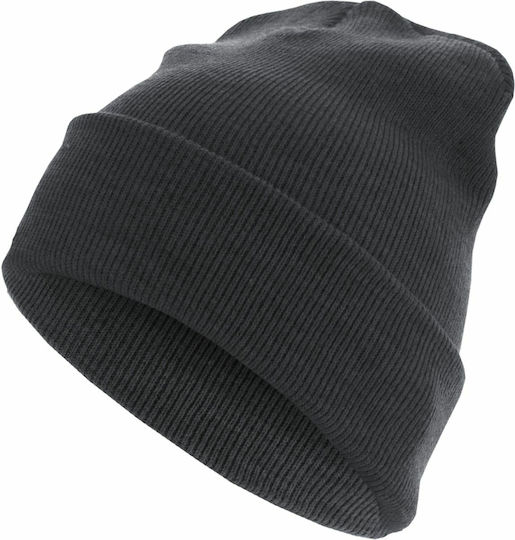 10489 Beanie Beanie Knitted Heather Charcoal