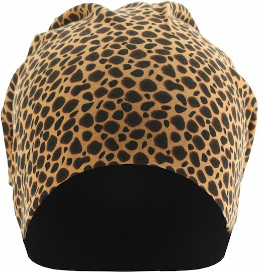 10479 Beanie Γυναικείος Σκούφος Cheetah / Black