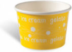 Set 50 Papier-Einwegbecher mit 237ml Kapazität Gelbe Set 50 Papier-Einwegbecher mit 237ml Kapazität Gelbe