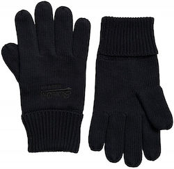 Superdry Unisex Knitted Gloves Navy Blue VINTAGE LOGO Superdry Unisex Knitted Gloves Navy Blue VINTAGE LOGO