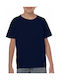 Gildan Παιδικό T-shirt Navy Μπλε