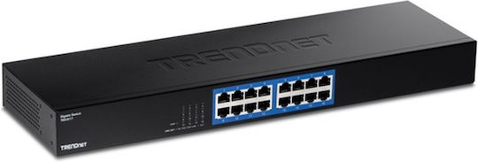 Trendnet TEG-S17 Unmanaged L2 Switch με 16 Θύρες Gigabit (1Gbps) Ethernet