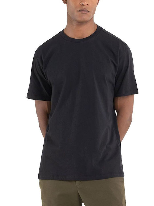 Replay Men's Short Sleeve T-shirt Black