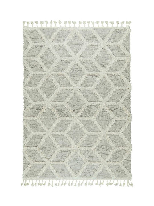 Koulis Carpets Thick 757 με Κρόσια 133x190cm Grey / Cream Koulis Carpets Thick 757 με Κρόσια 133x190cm Grey / Cream