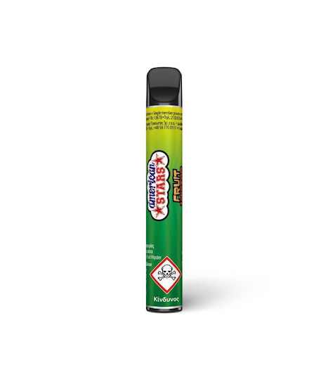 American Stars Einweg-E-Zigarette 700 Einweg-E-Zigaretten Fruit Hipster 2ml 20mg Grüne