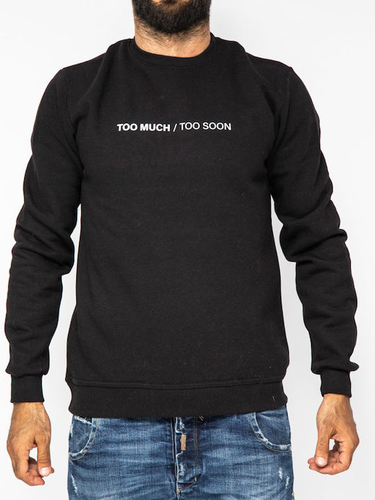 Cotton4all Men's Sweatshirt Black