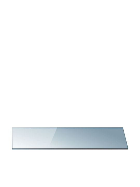 Karag Mensole Wall Mounted Bathroom Shelf Glass with 1 Shelf 40x10x6cm