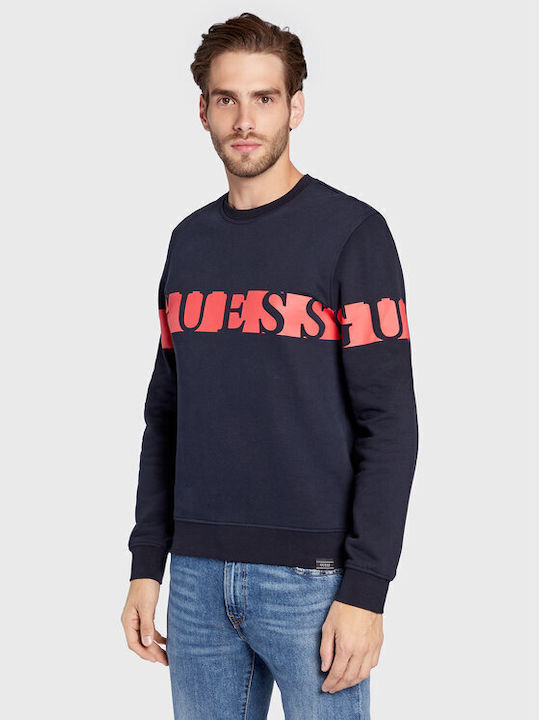 Guess Herren Sweatshirt Marineblau