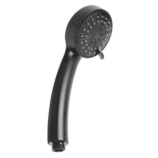 Ferro Cortessa Handheld Showerhead with Switch Pause Flow Black