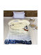 Nima Velvet Blanket Yo-Ho-Ho Ecru 160x220cm