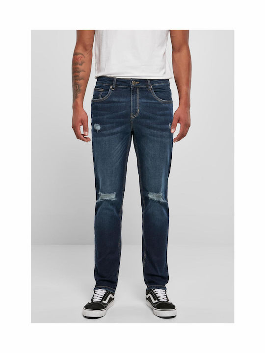 Urban Classics Men's Elastic Jeans Pants with R...