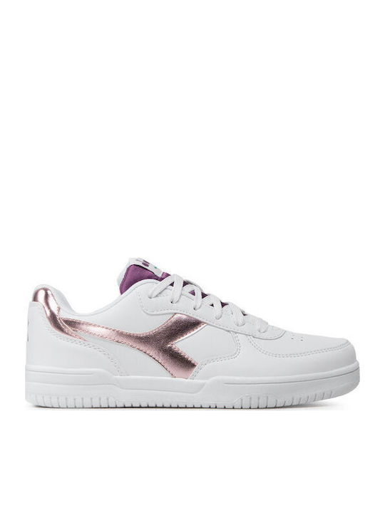 Raptor Metalic Satin Damen Sneakers Weiß