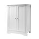 Bakaji Badezimmerschrank B60xT30xH80cm Weiß