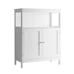 Bakaji Badezimmerschrank B60xT30xH80cm Weiß