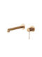 Orabella Terra Built-In Mixer & Spout Set for Bathroom Sink with 1 Exit Gold