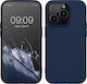 KWmobile Rubberized Back Cover Silicone Navy Bl...