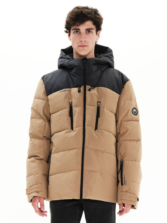 Emerson Winter Jacket Puffer Beige/Ebony