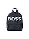 Hugo Boss Material Rucsac Albastru marin