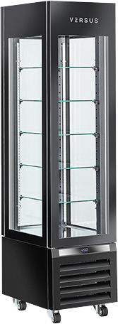 Cool Head Vitrină de Congelare De Podea cu 5 Niveluri cu Capacitate 300lt 45x65x190cm