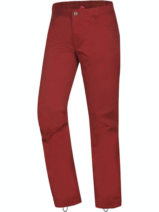 Ocun Drago Men's Climbing Long Trousers Red