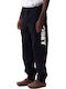 Obey Men's Sweatpants with Rubber Black