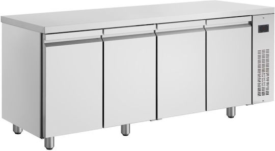 Inomak Ψυγείο Πάγκος χωρίς Μοτέρ Υ87.5xΠ224xΒ70cm