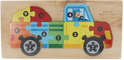 Lemnos Puzzle pentru Copii Mașină pentru 3+ ani+ Ani 10buc Spring