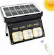 Factory Rezistent la apă Solar Proiector LED 150W Alb Rece 6000K cu Telecomandă IP65