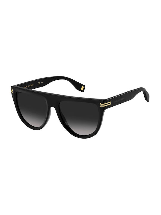 Marc Jacobs Women's Sunglasses with Black Plastic Frame and Black Gradient Lens MJ 1069/S 807/9O