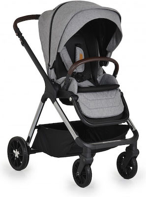 Cangaroo Empire 3 in 1 Verstellbar 3 in 1 Baby Kinderwagen Geeignet für Neugeborene Light Grey 12.75kg 109541