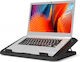 Port Designs Cooler Pro Cooling Pad για Laptop έως 17" με 2 Ανεμιστήρες